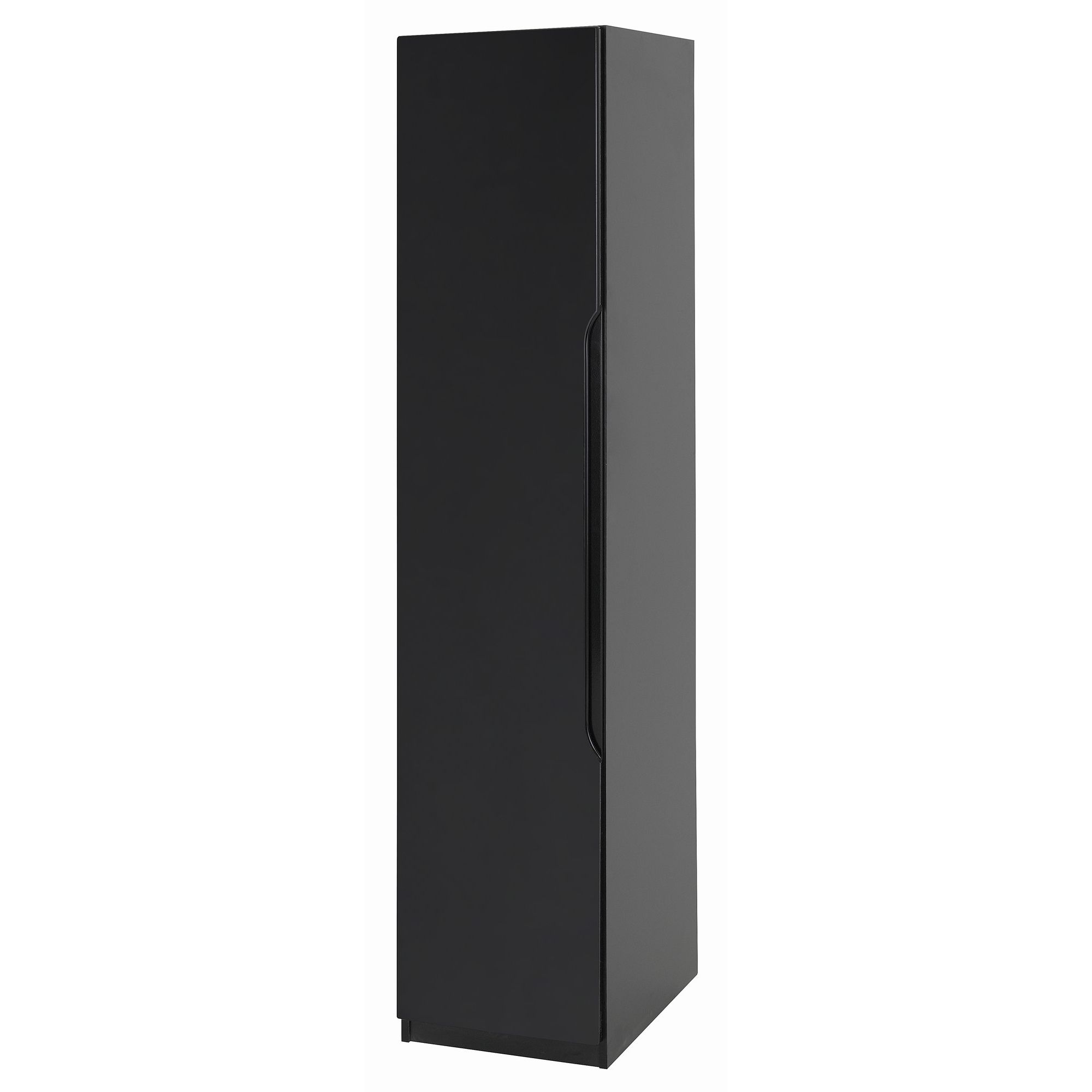Alto Furniture Visualise Orient Single Wardrobe in High Gloss Black at Tesco Direct