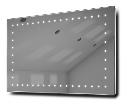 Image of Cyan Shaver Led Bathroom Illuminated Mirror With Demister Pad & Sensor K171