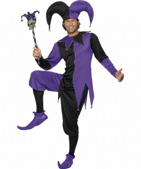 Image of Medieval Jester - Adult Costume Size: 38-40