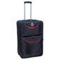 Beverly Hills Polo Club 2-Wheel Suitcase, Black & Red Small