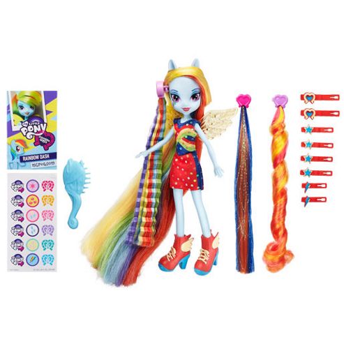Image of My Little Pony Rainbow Dash With Hair Accessories