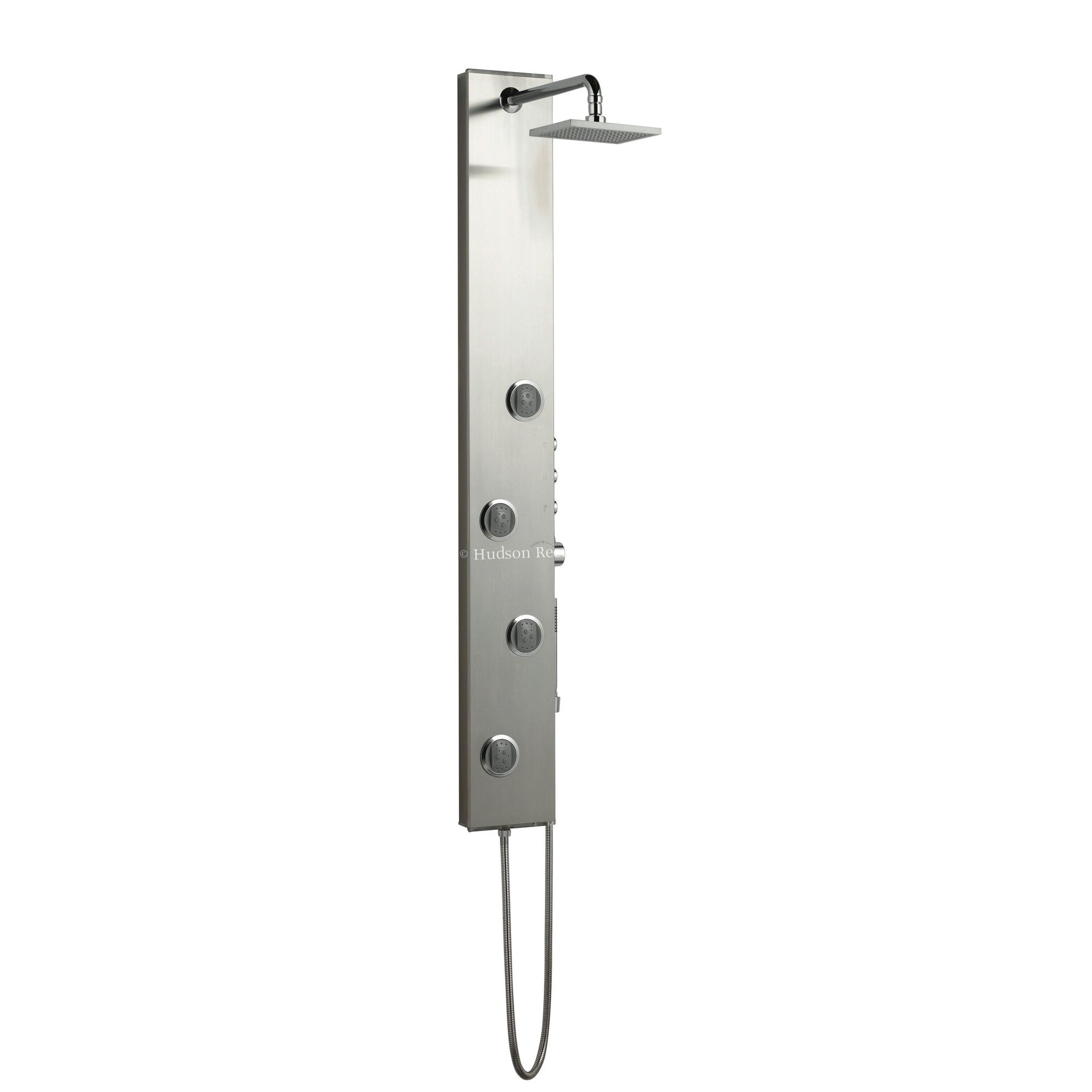 Hudson Reed Theme Stainless Steel Thermostatic Shower Panel at Tesco Direct