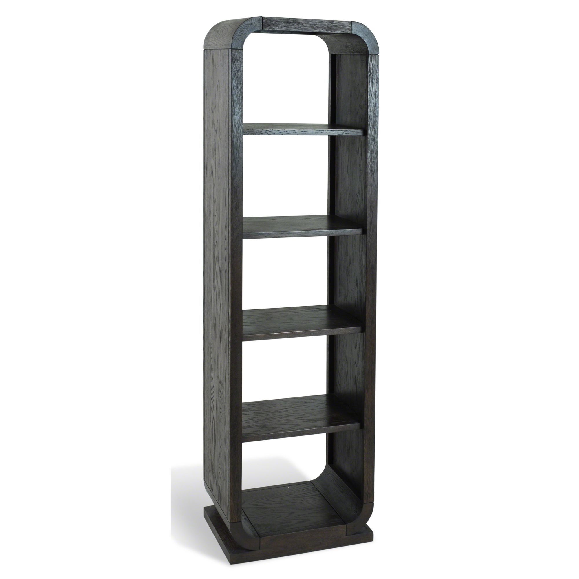 Oceans Apart Cadence Oak Open Back Four Shelves Unit - Dark Oak at Tescos Direct