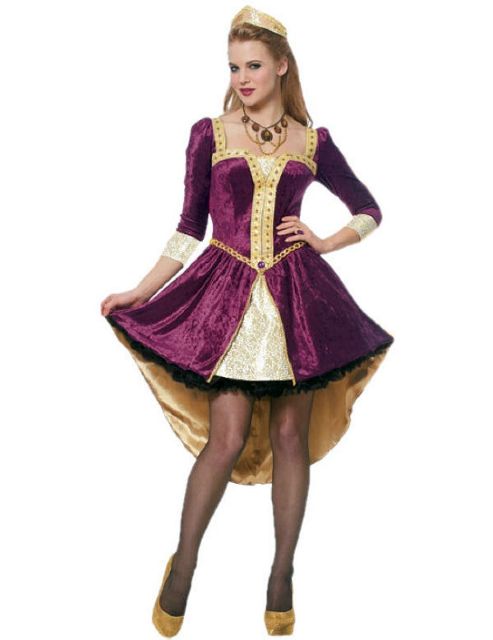 Image of Medieval Queen Costume Large