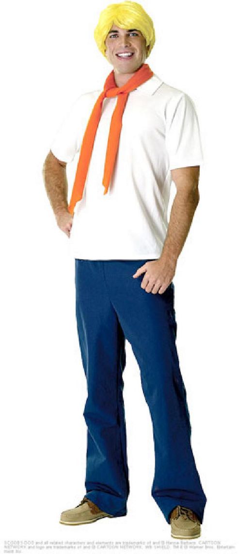 Image of Scooby Doo's Fred - Adult Costume Size: 38-44