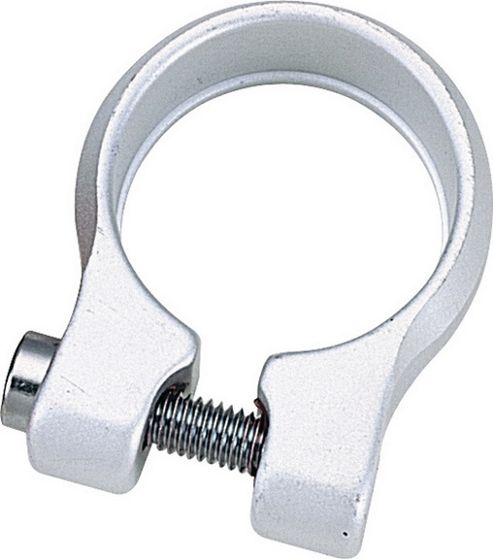 Image of Acor Bolt Seat Post Clamp: 286mm Silver