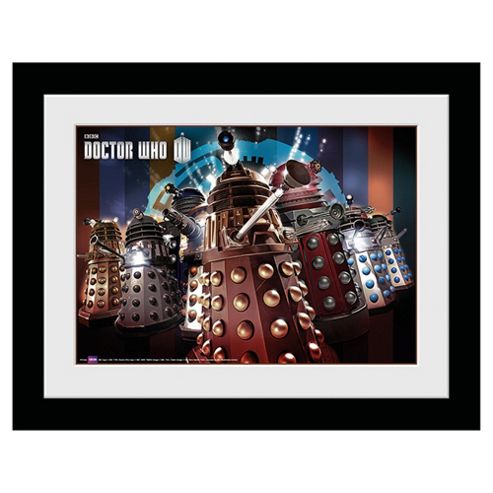 Image of Doctor Who The Daleks Framed Print, 30x40cm