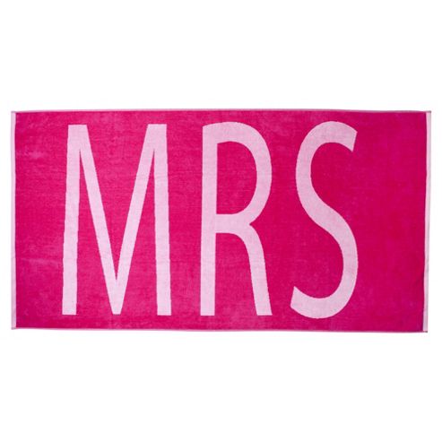 Image of Tesco Mrs Beach Towel