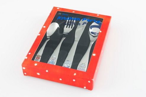 Image of Sola Switzerland Kitchen Party 4 Piece Cutlery Box Set - Red
