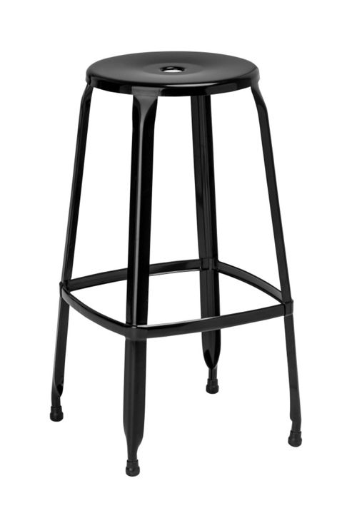 Image of Premier Housewares Disc Stool (set Of 4) - Black