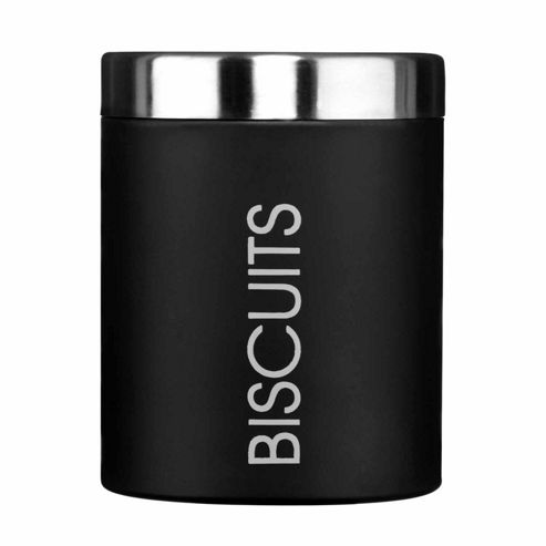 Image of Premier Housewares Biscuit Storage Canister, Black