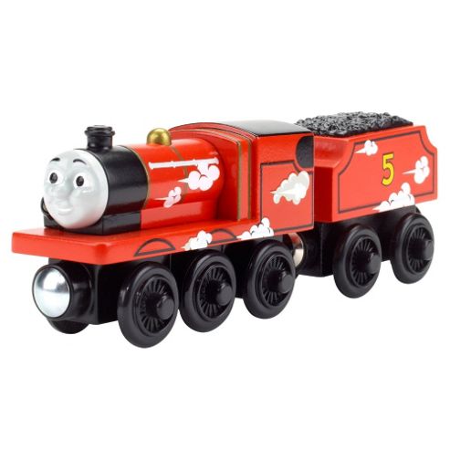 Image of Thomas & Friends Wooden Railway Roll & Whistle James