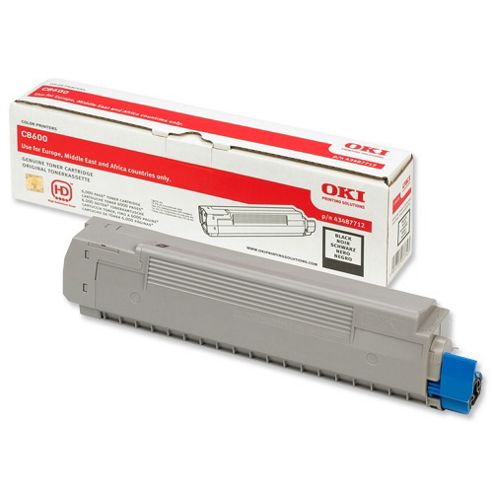 Image of Oki Toner Cartridge For C8600 Colour Printers (black)