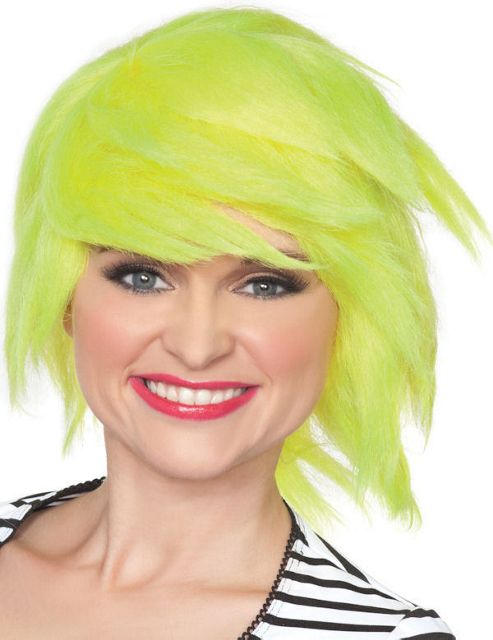 Image of Yellow 80s Wig