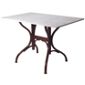 HND Classic Avignon Rectangular Table - Carrara Marble