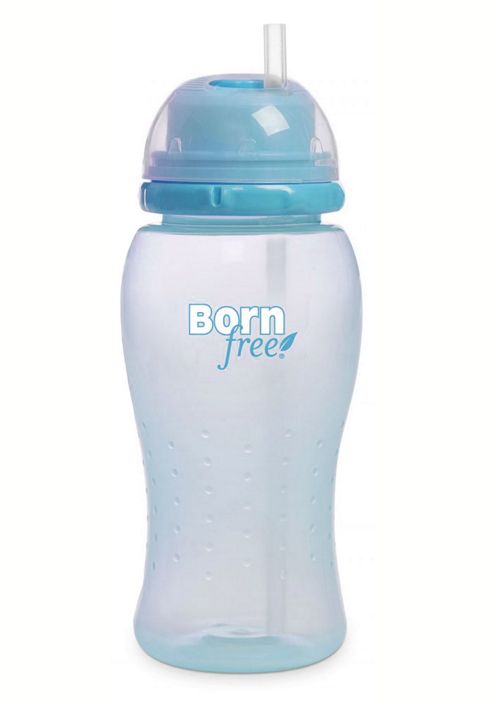 Image of Born Free Twist N Pop Straw Cup 14oz 400ml - Blue