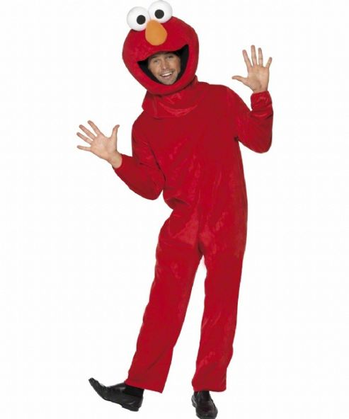 Image of Sesame Street Elmo - Adult Costume Size: 38-40