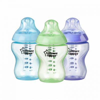 image 1 of Tommee Tippee Cmworld 3X260ml Bottle Blue
