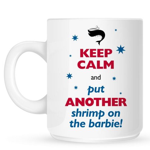 Image of Keep Calm And Put Another Shrimp On The Barbie 10oz Ceramic Mug