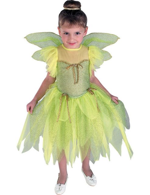 Image of Child Cute Tinkerbell Costume Large