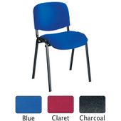 Jemini Ultra Multi-Purpose Stacking Chair Black Legs/Charcoal KF03344