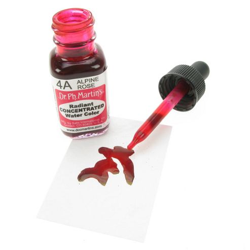 Image of Dr. Ph. Martin's Radiant Concentrated Watercolours - Alpine Rose