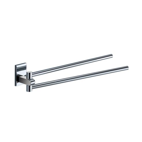 Image of Gedy Maine Swing Towel Rail In Chrome