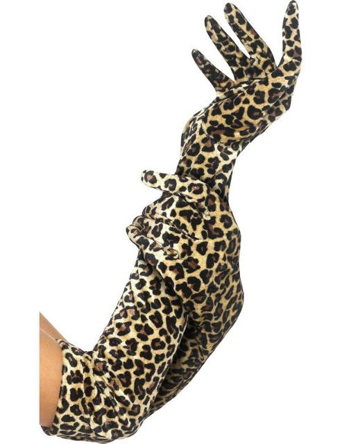 Image of Leopard Print Gloves