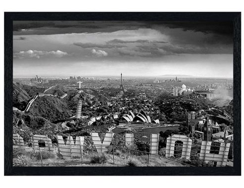 Image of Thomas Barbey Black Wooden Framed One Too Many Drinks Poster