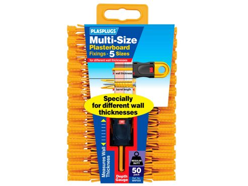 Image of Plasplugs Mnf555 P/board Fixing Multi Size X50