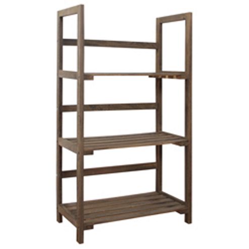 Image of Three Tier Storage Shelves / Display Unit-dark Wood Effect