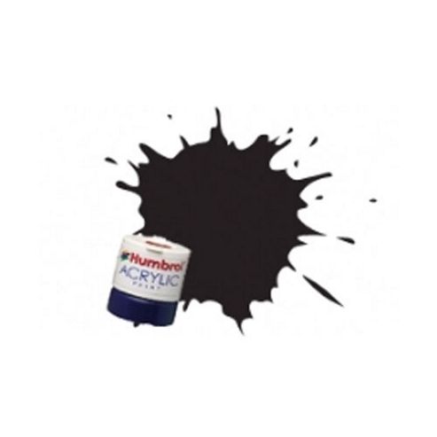 Image of Humbrol Paint Dirty Black Rc401 Acrylic Rail Paint