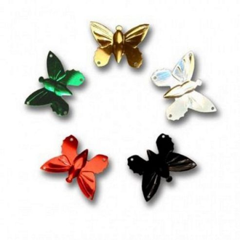 Image of Butterfly Seq 25mm 2gms Assorted