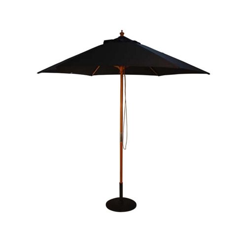 Image of Parasol Wood Pulley 2.5m Black