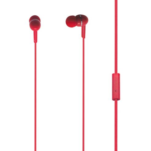 Image of Mitec Essentials Earphones Red