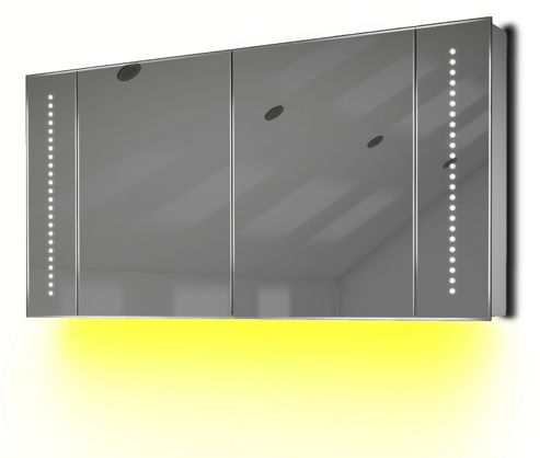 Image of Ambient Demist Bathroom Cabinet With Sensor & Internal Shaver Socket K126y