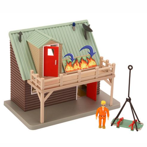 Image of Fireman Sam Adventure Playset With Figure - Mountain Lodge