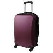 Tesco 4-Wheel Hard Shell Suitcase, Purple Medium
