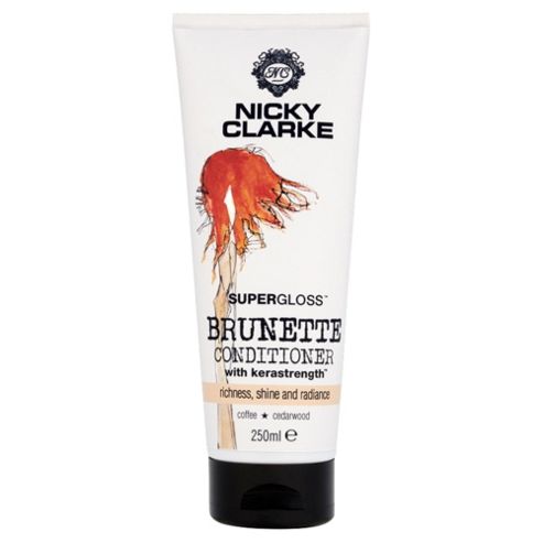 Image of Nicky Clarke Supergloss Brunette Conditioner 250ml