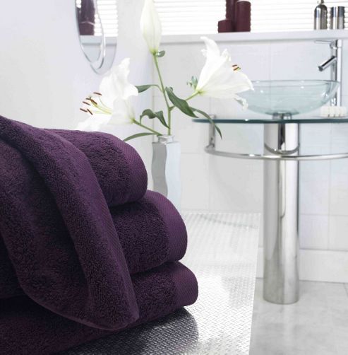 Image of Luxury 800gsm Boutique 100% Turkish Cotton Towel - Purple