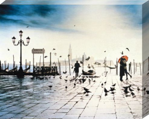 Image of Il Bacio Large Canvas Print