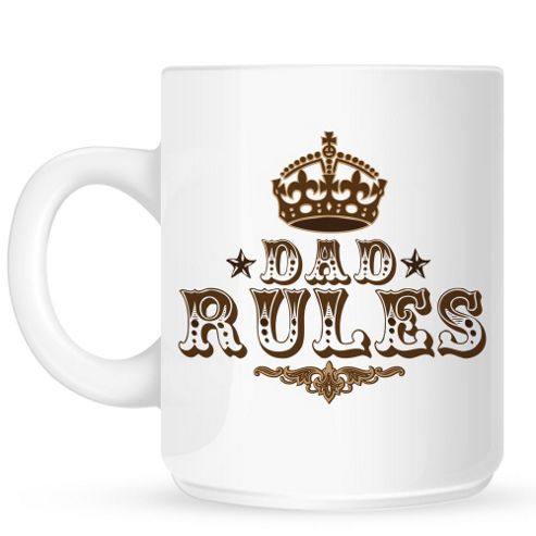 Image of Dad Rules 10oz Ceramic Mug