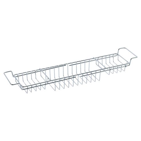 Image of Sabichi Bath Tub Rack In Chrome