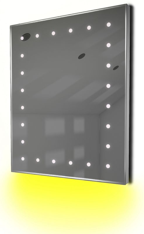Image of Ambient Shaver Led Bathroom Illuminated Mirror With Demister Pad & Sensor K39sy