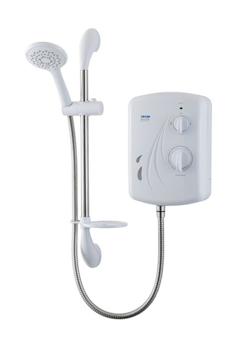 Image of Triton Showers Perea 20.5 Cm X 9.4 Cm Electric Shower - 8.5 Kw