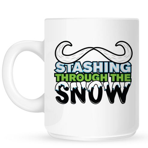 Image of Stashing Through The Snow 10oz Ceramic Mug