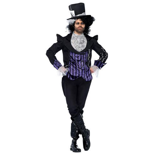Image of Dark Mad Hatter - Adult Costume Size: 42-44