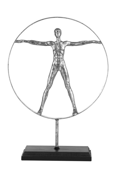 Image of Premier Housewares Man Sculpture - Silver