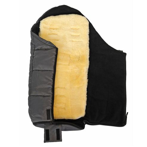 Image of Safetots Lambskin Kombi Footmuff Charcoal