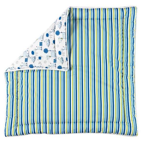 Image of Babydan Felix Reversible Play Mat Tarok And Blue